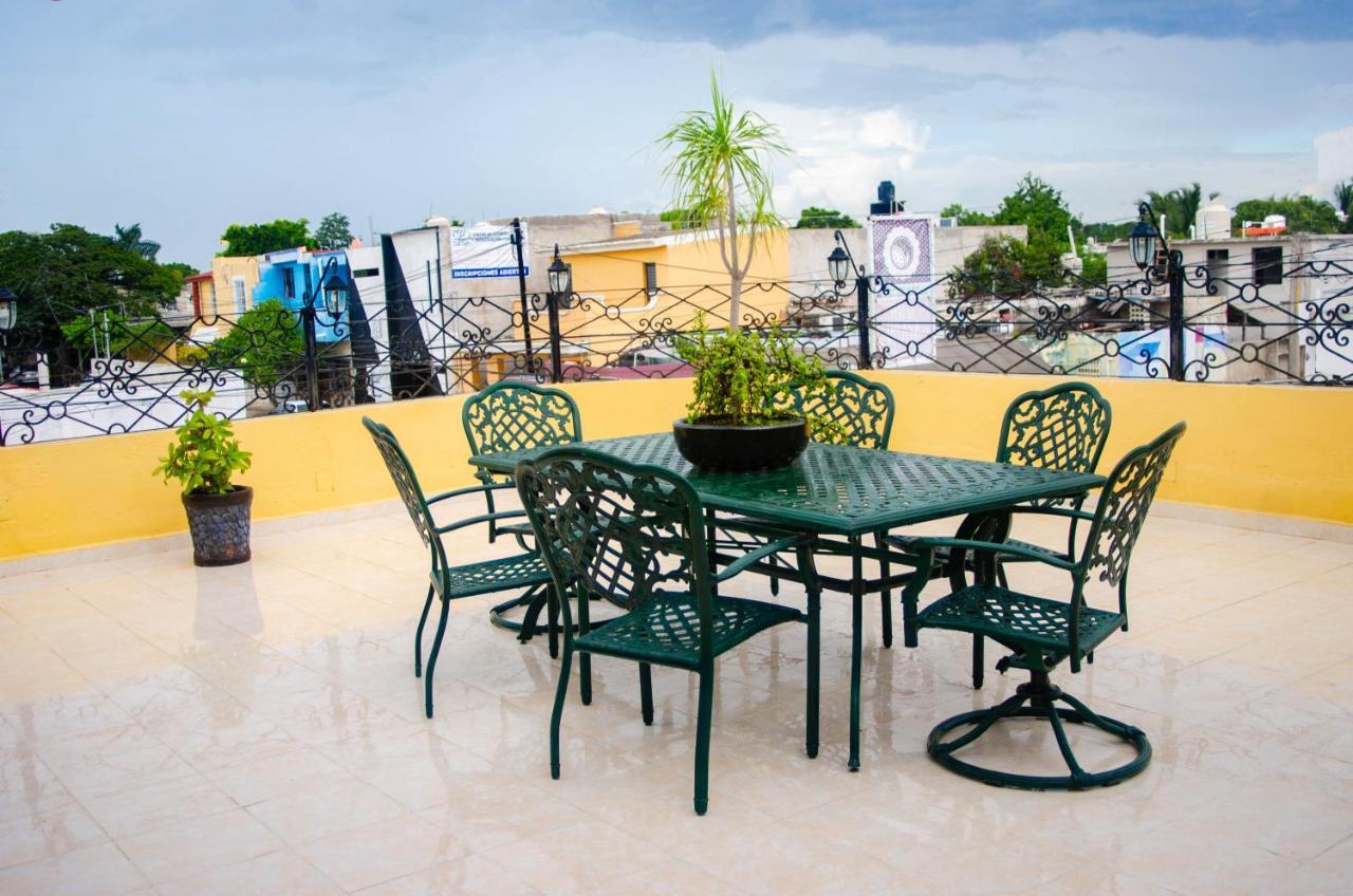 Hotel Villa Angeles Campeche Buitenkant foto